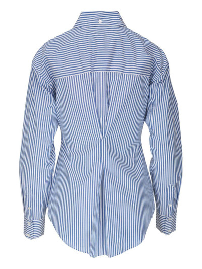 VERONICA BEARD Lloyd striped cotton shirt outlook