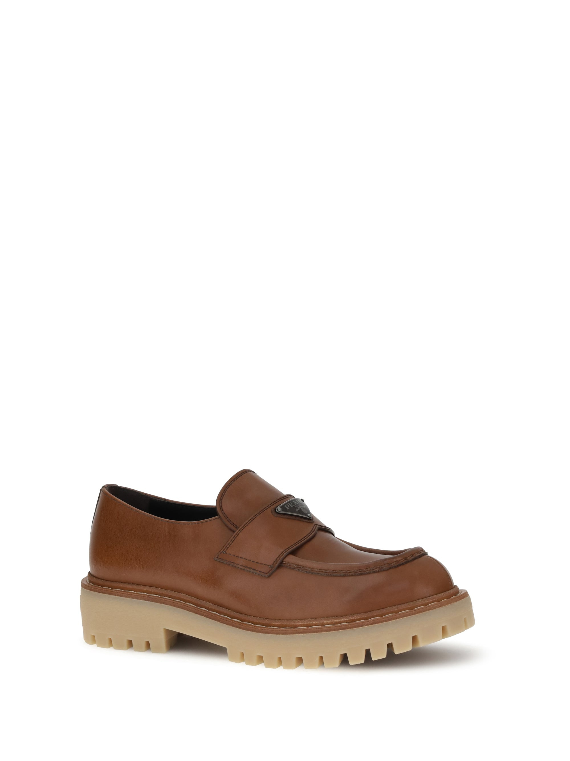 Prada Men Leather Loafers - 2