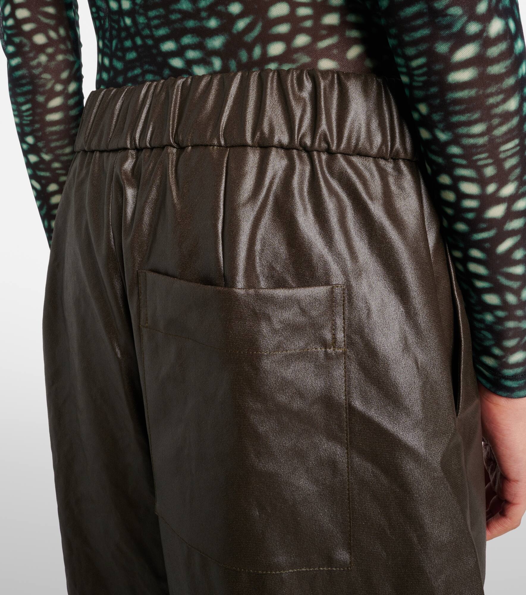 Satin Bermuda shorts - 5