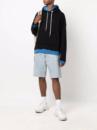 Palm Angels double layer hoodie outlook