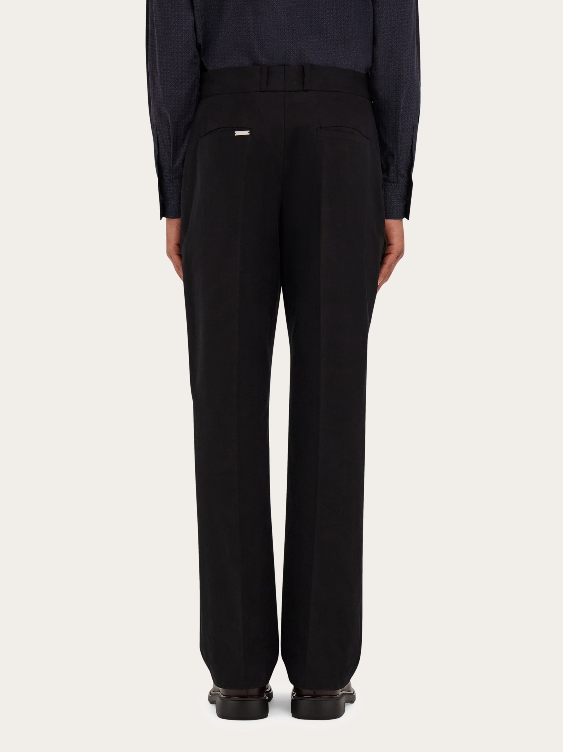 Cotton canvas pants - 4