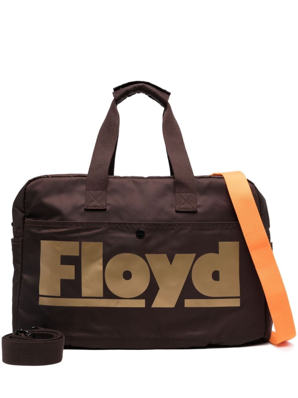 logo-print zip-fastening holdall - 5