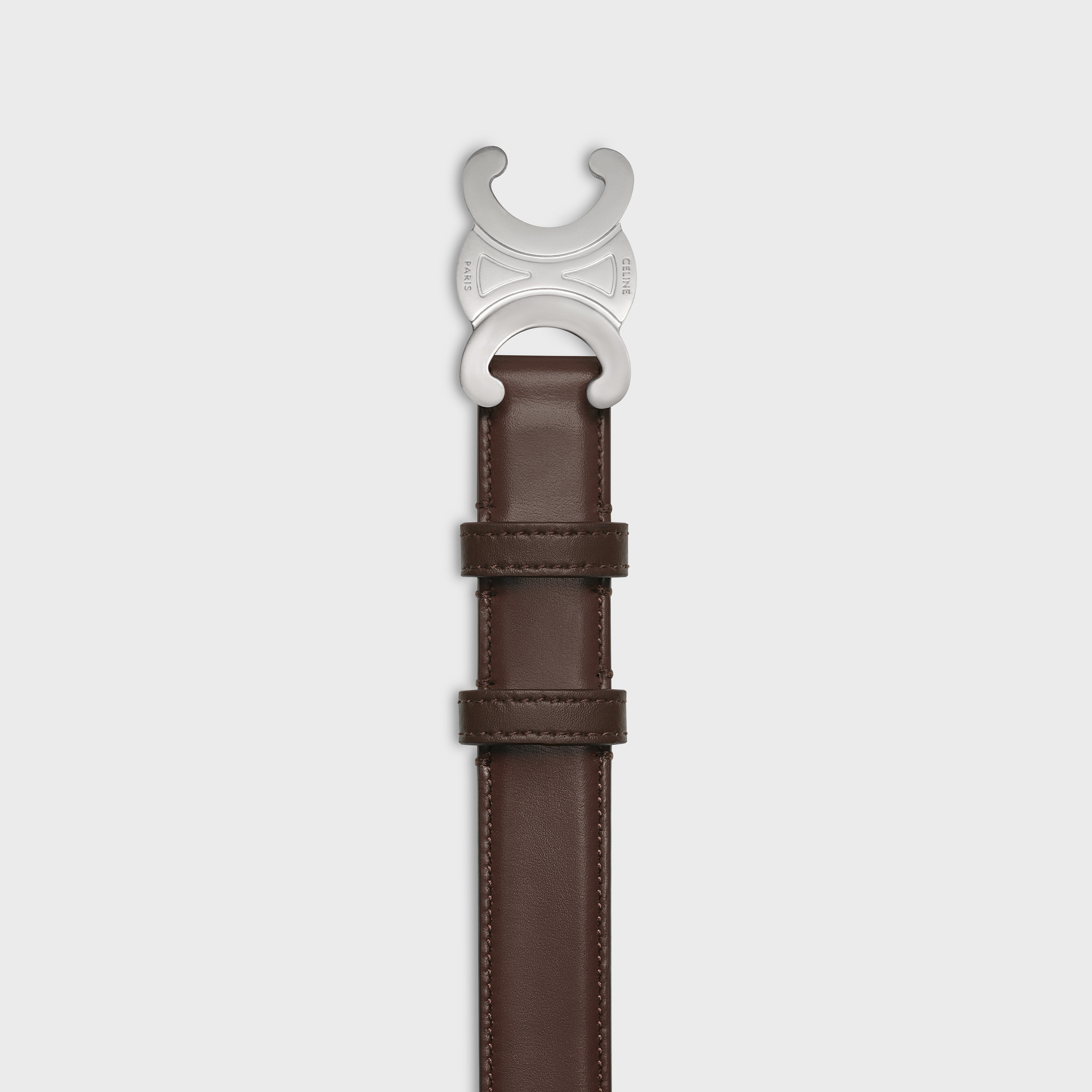 Medium Triomphe Belt in Taurillon Leather - 2