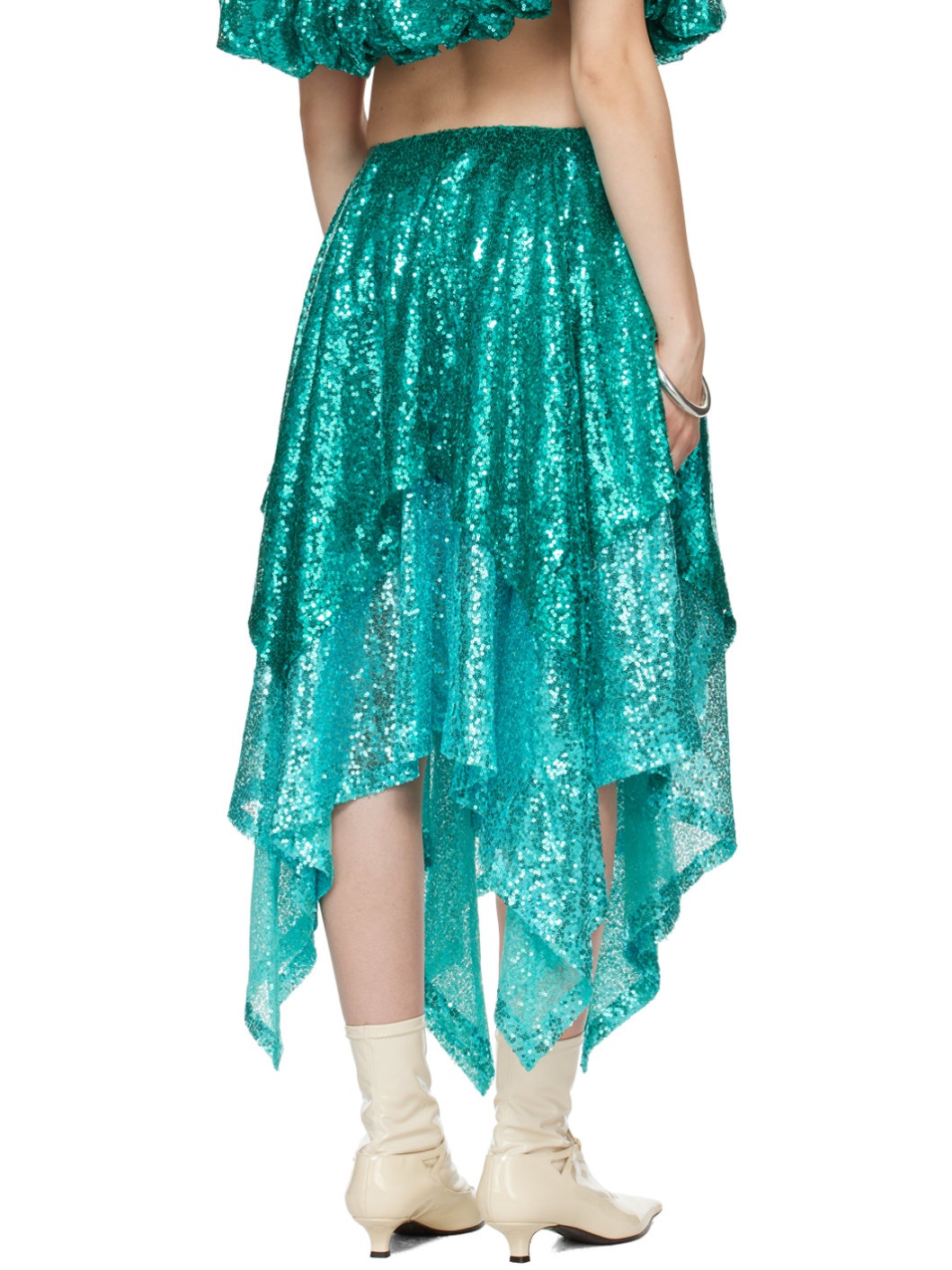 Blue Colette Midi Skirt - 3