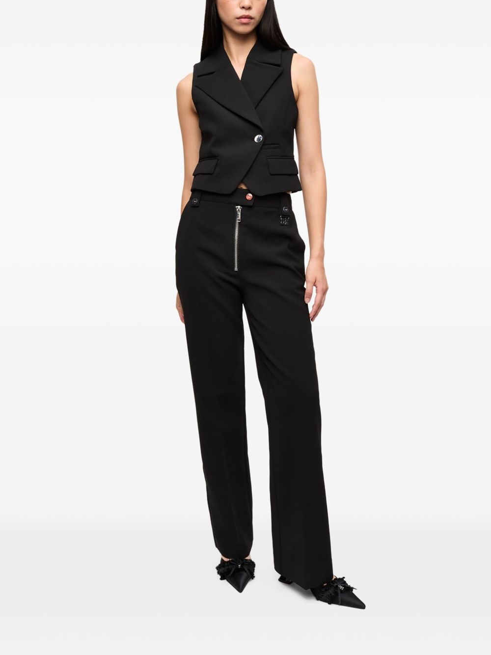 straight-leg trousers - 2