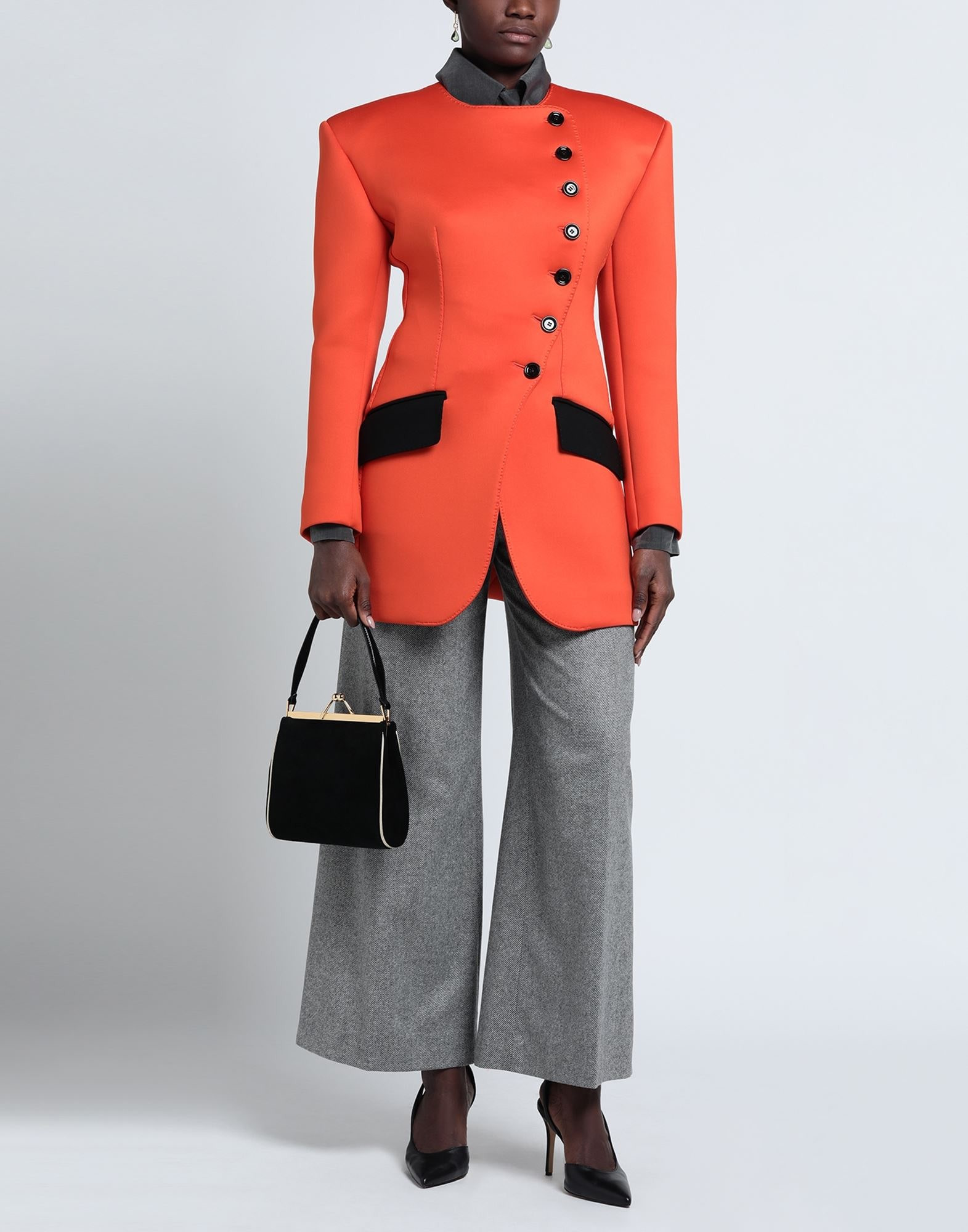 Orange Women's Blazer - 3