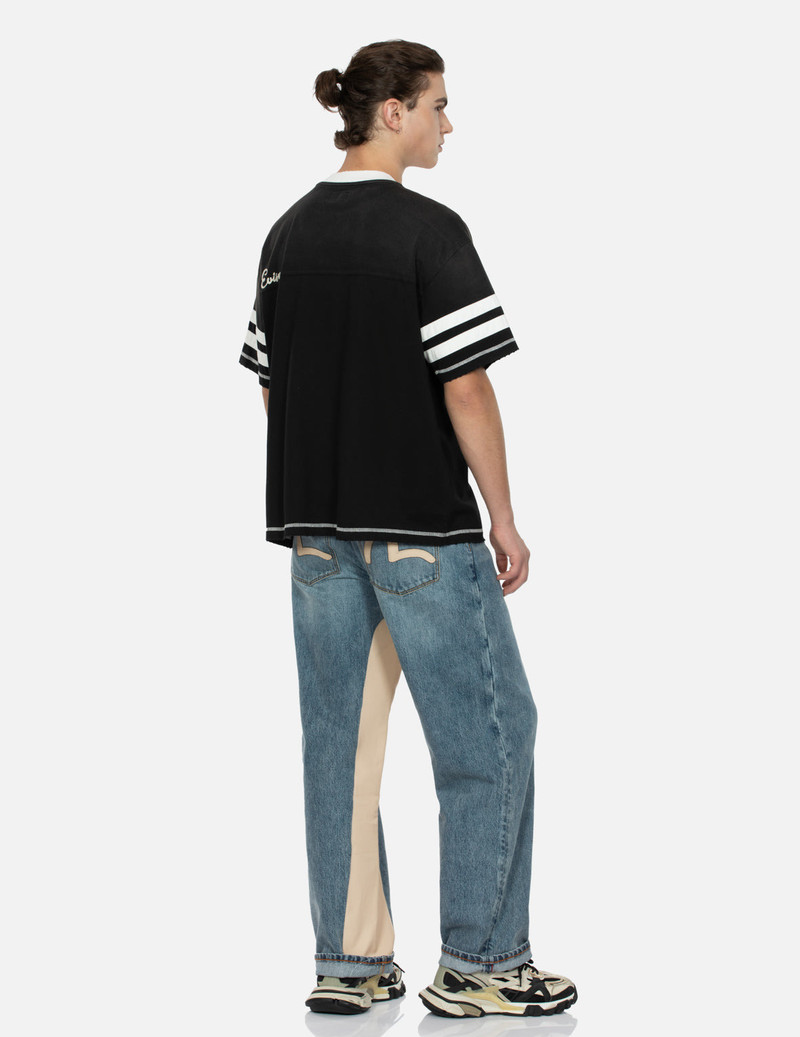 LOGO EMBROIDERY PANELING BOXY T-SHIRT 4