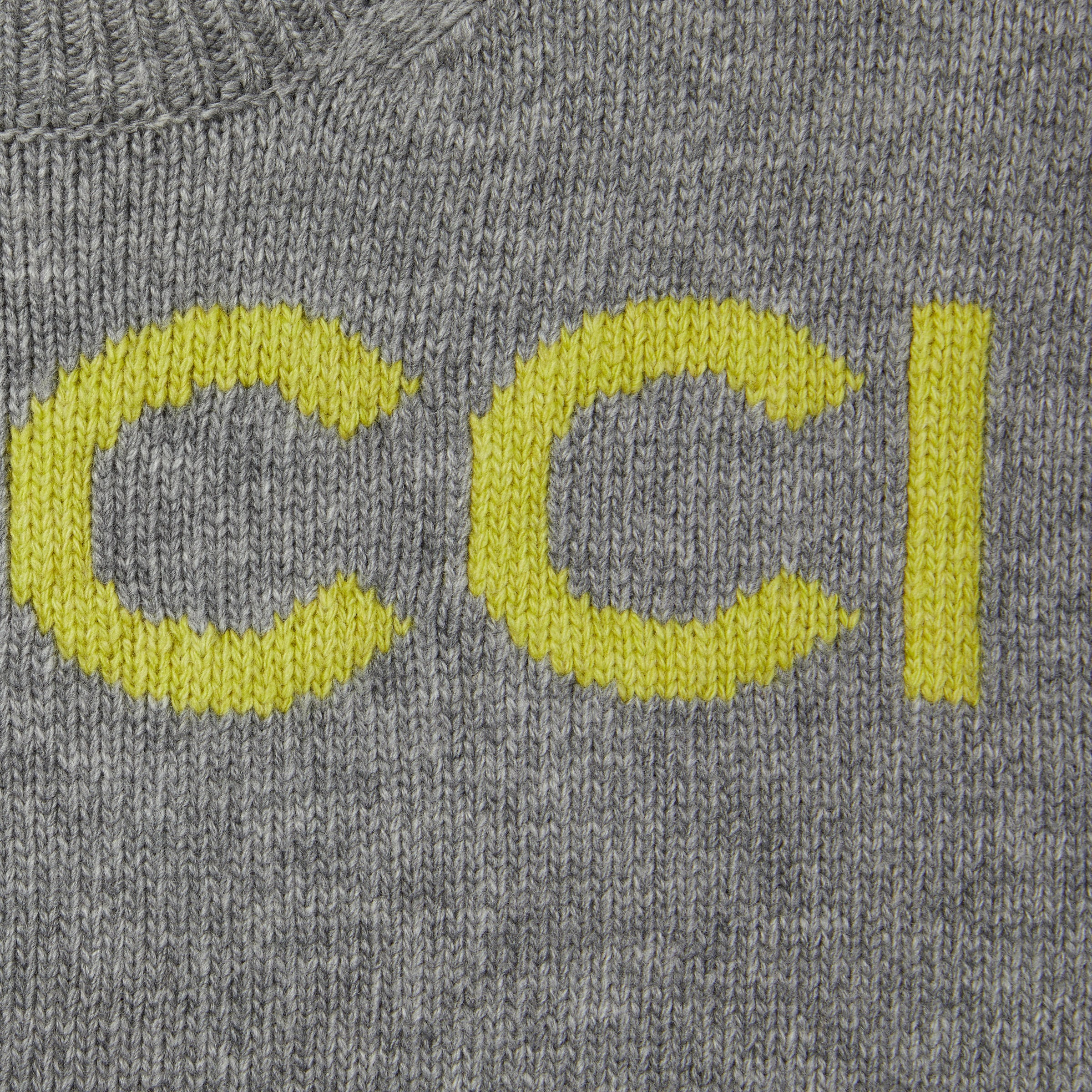 Wool top with Gucci intarsia - 6