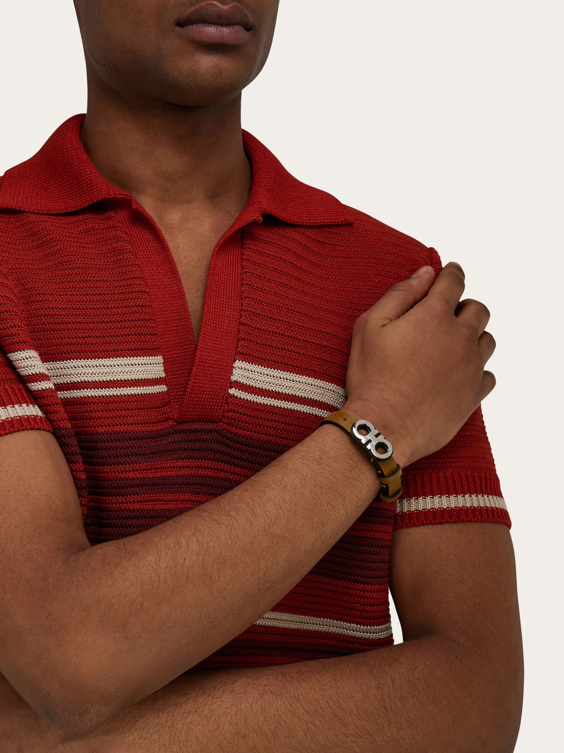 Double Gancini bracelet - 3