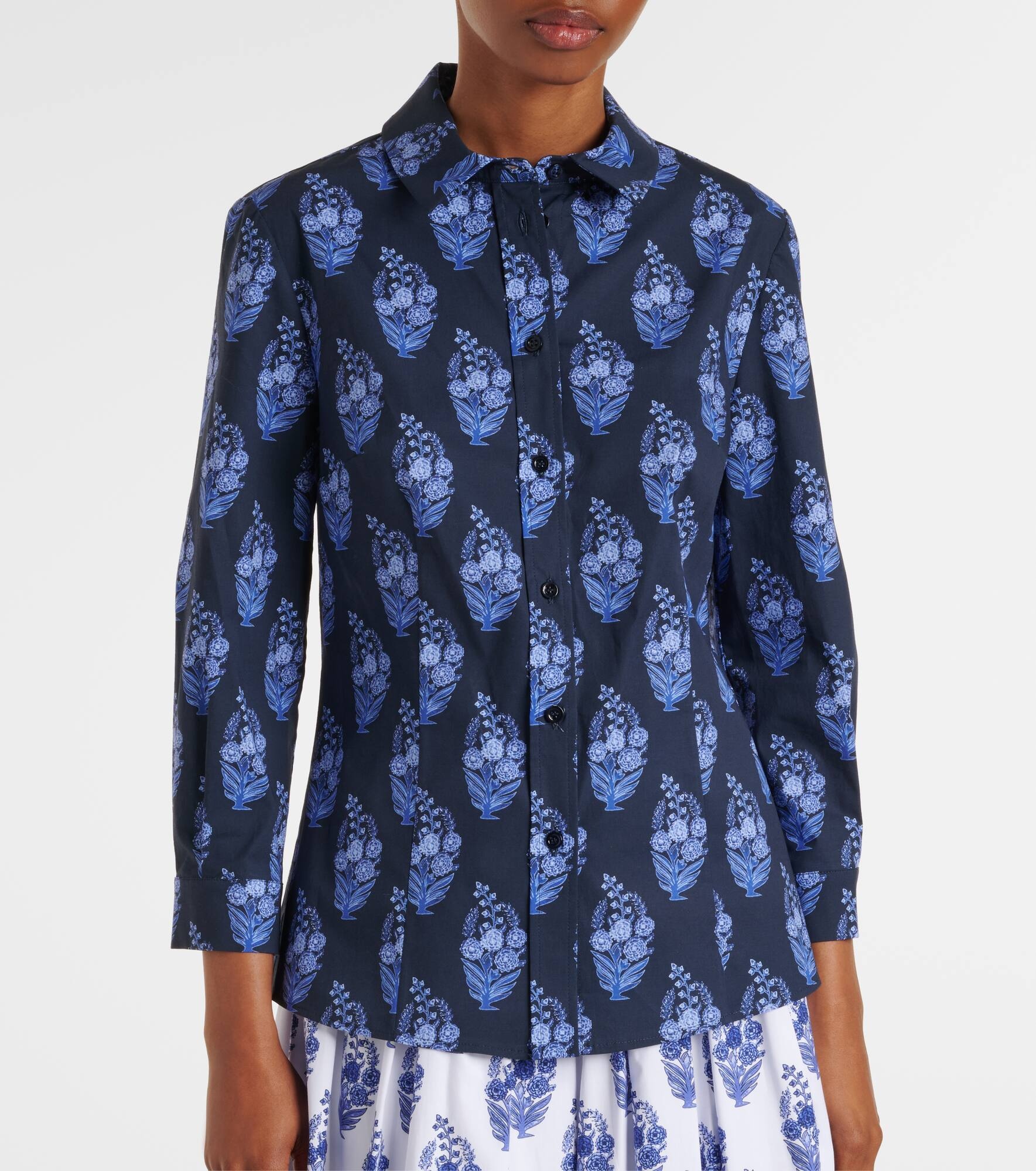 Icon floral cotton-blend shirt - 7