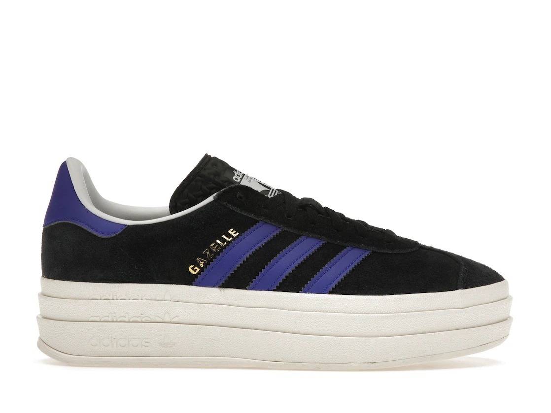 adidas Gazelle Bold Core Black Lucid Blue (Women's) - 1