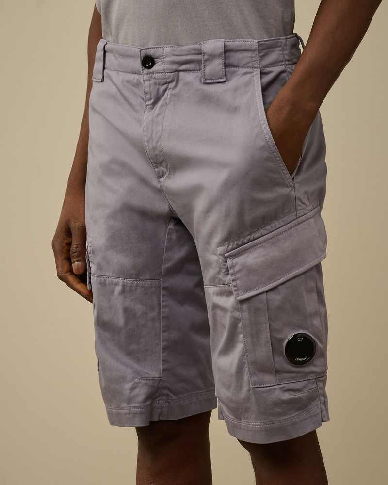 Stretch Sateen Cargo Shorts 5