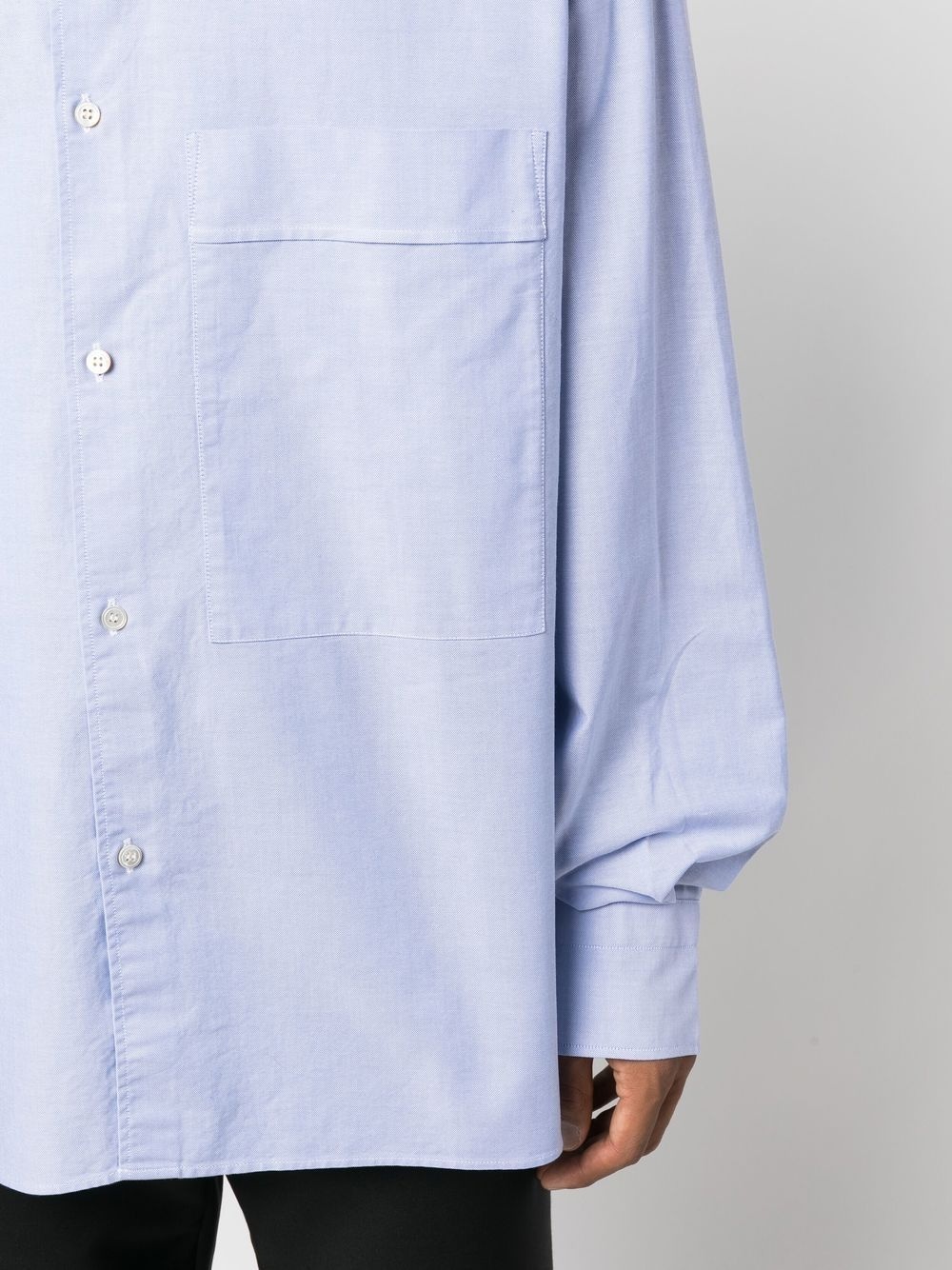 oversized long-sleeved shirt - 5