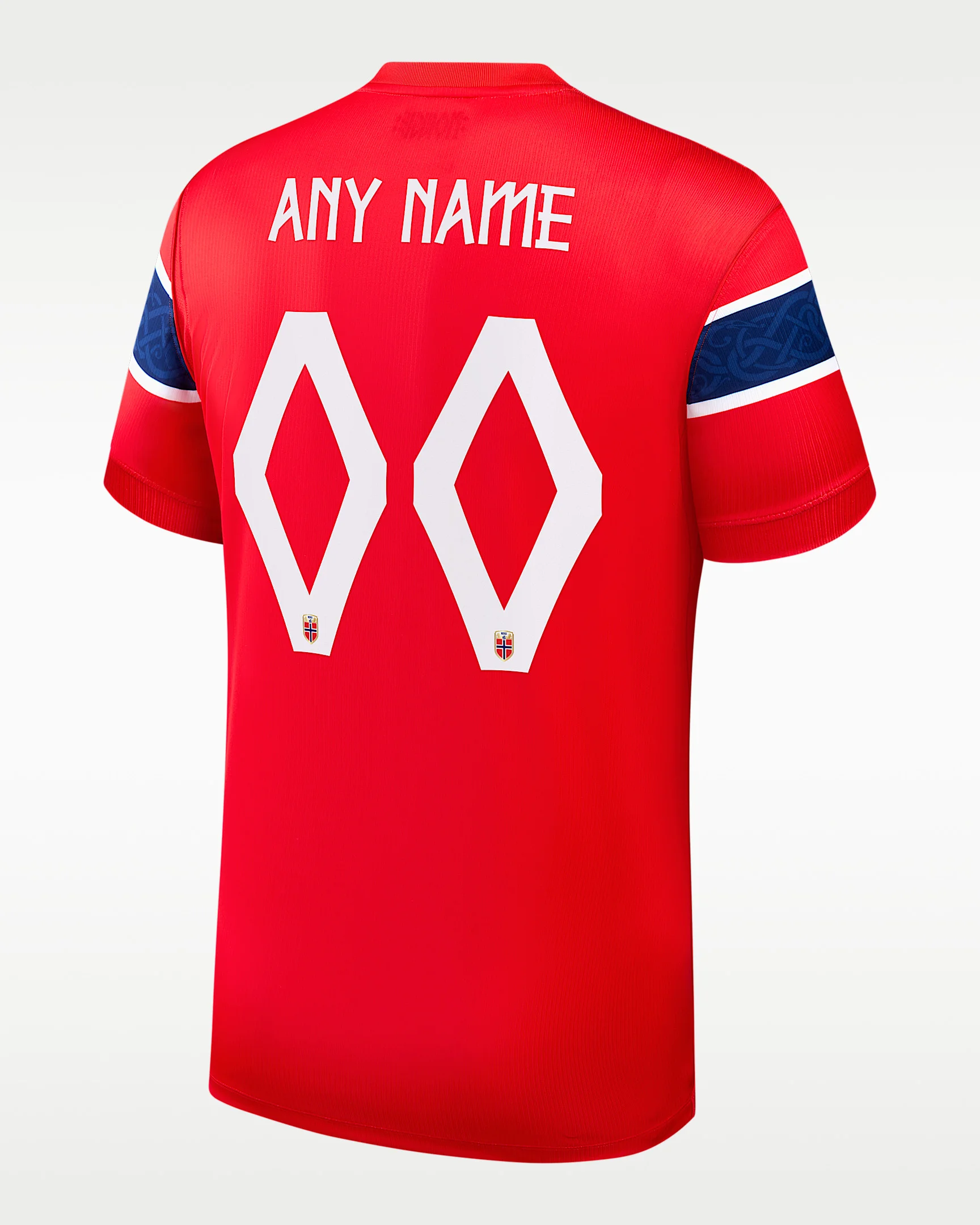 Norway 2026 Stadium Home Men's Nike Dri-FIT Soccer Replica Custom Jersey By You - 1