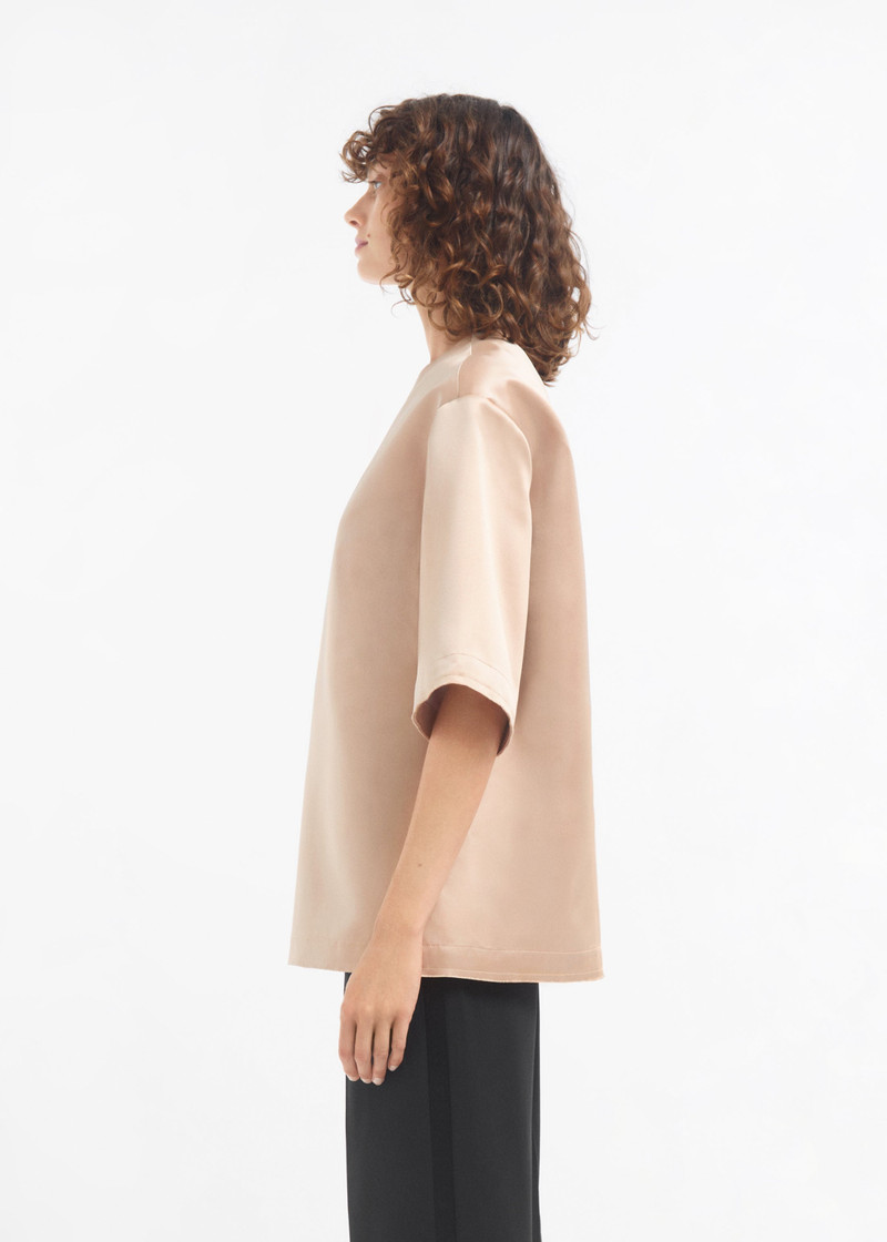 Oversized Shirt in Duchess Satin 3