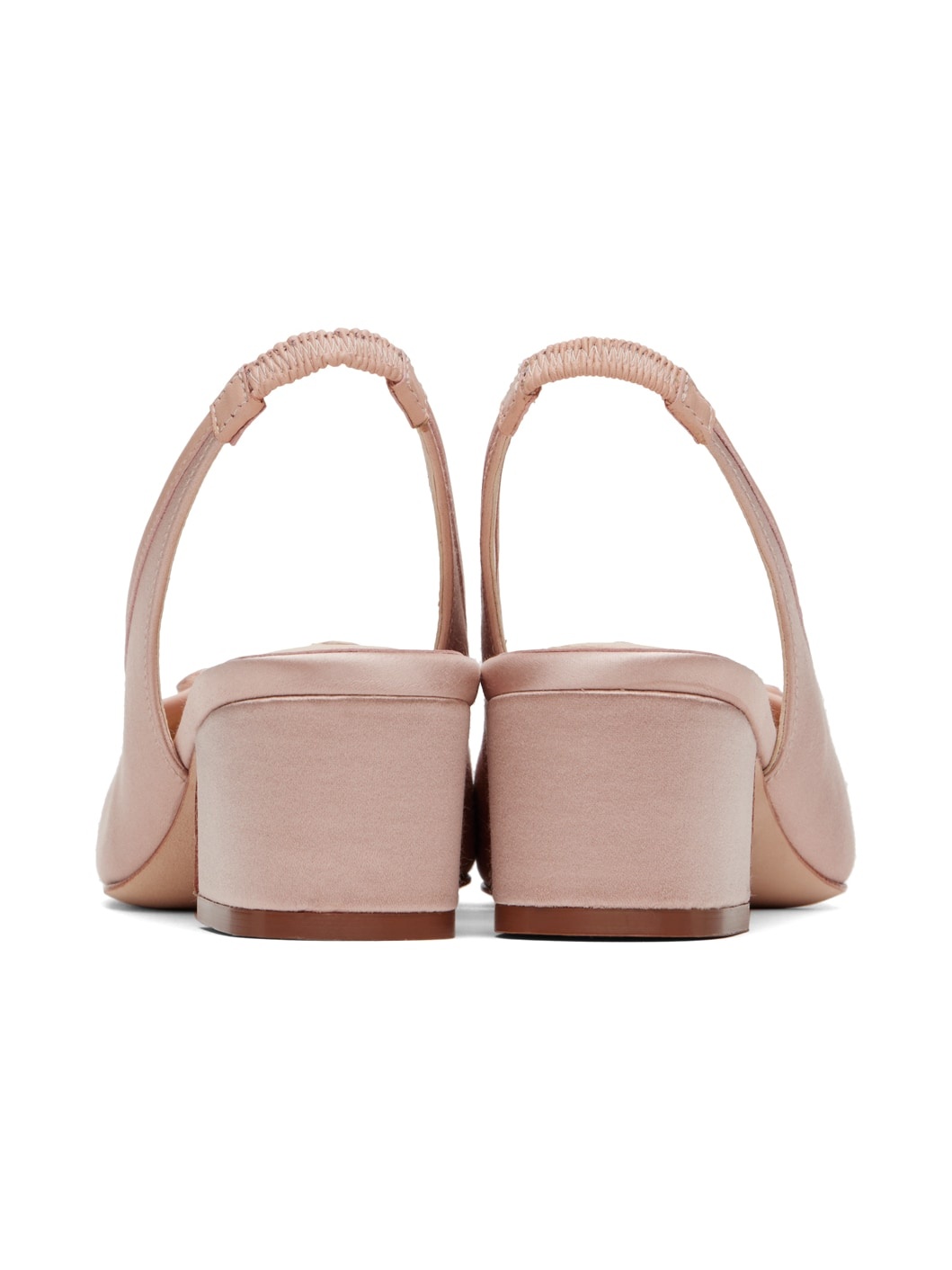 SSENSE Exclusive Pink Slingback 45 Heels - 2