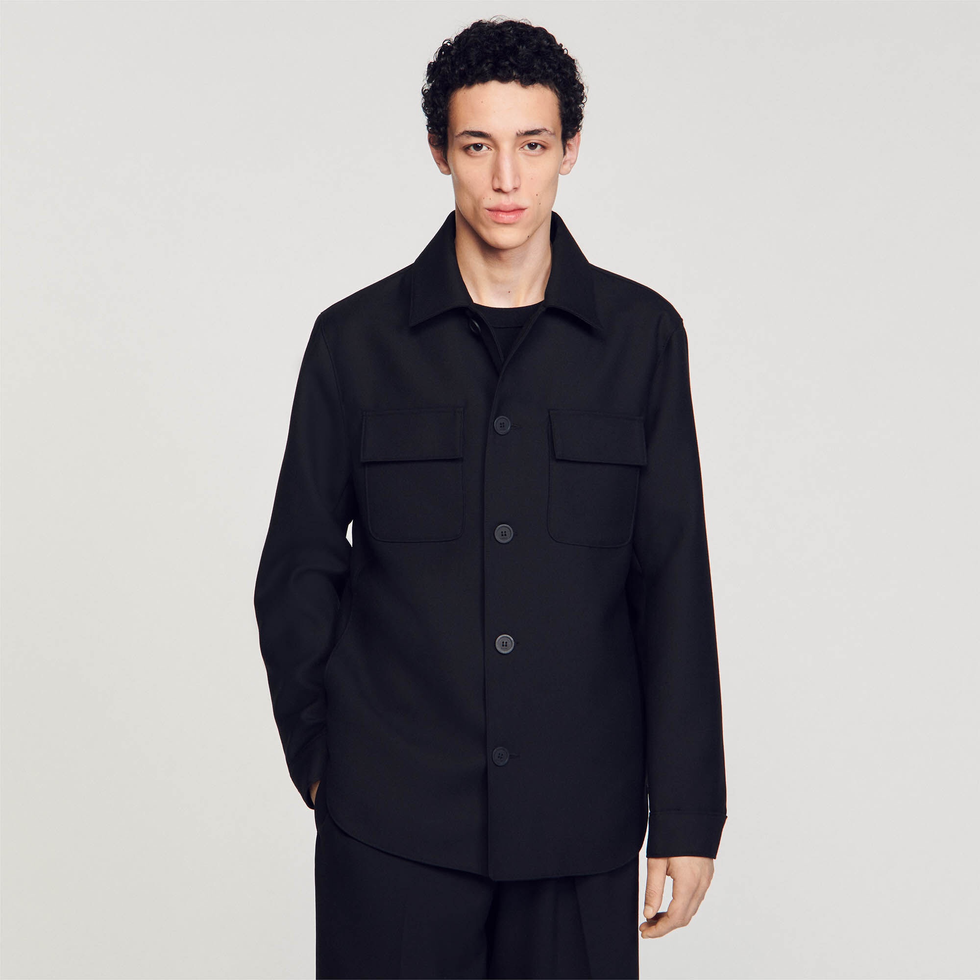 BUTTONED OVERSHIRT - 5