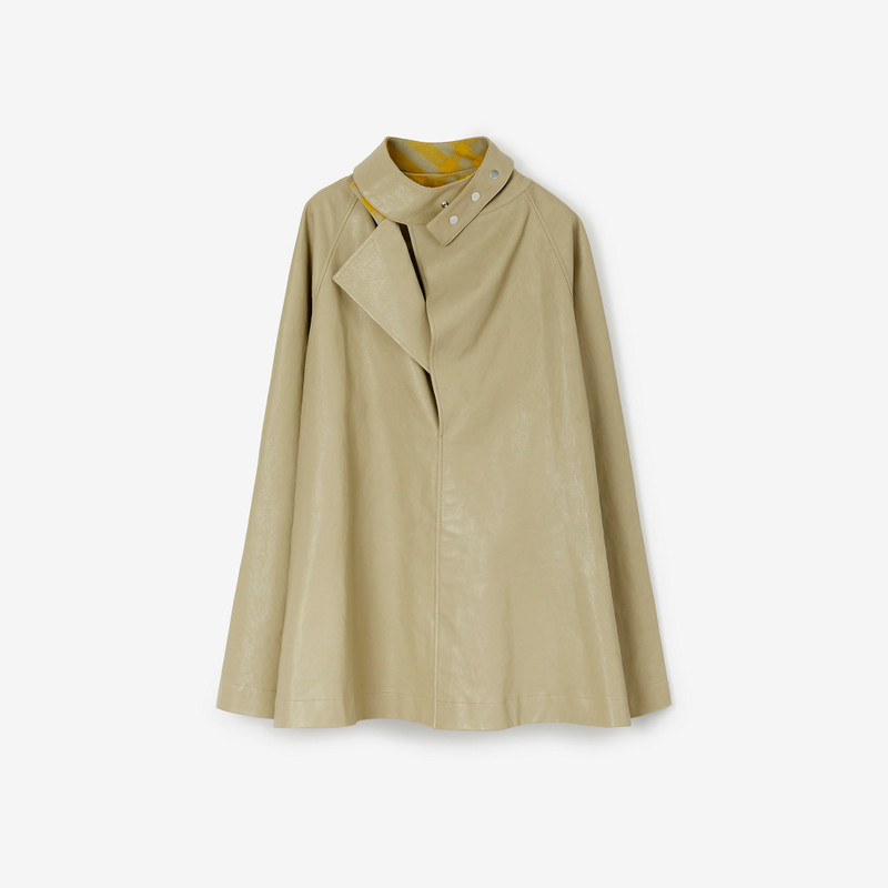 Puttee Collar Leather Jacket 1