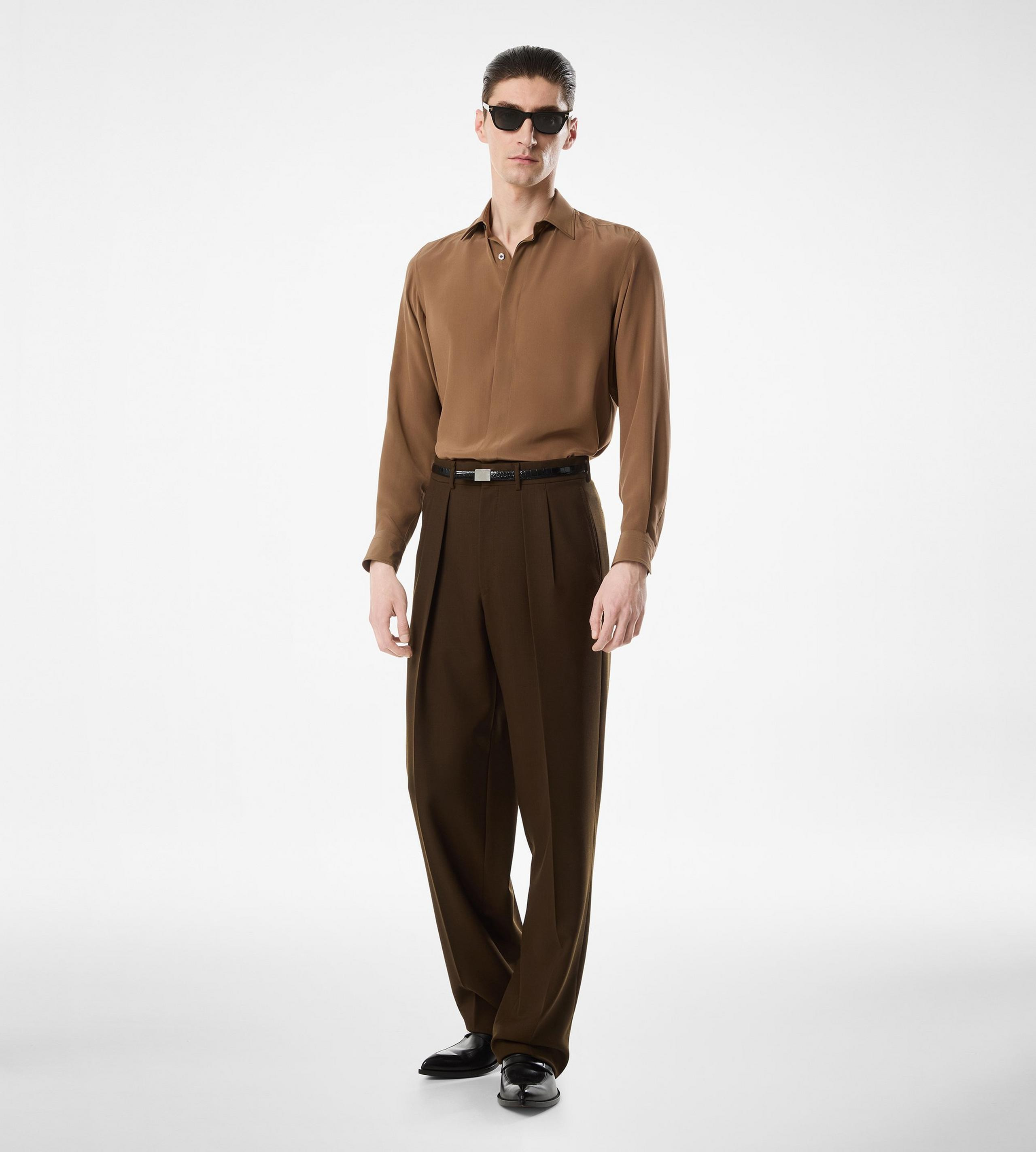 SILK FLUID FIT SHIRT - 3