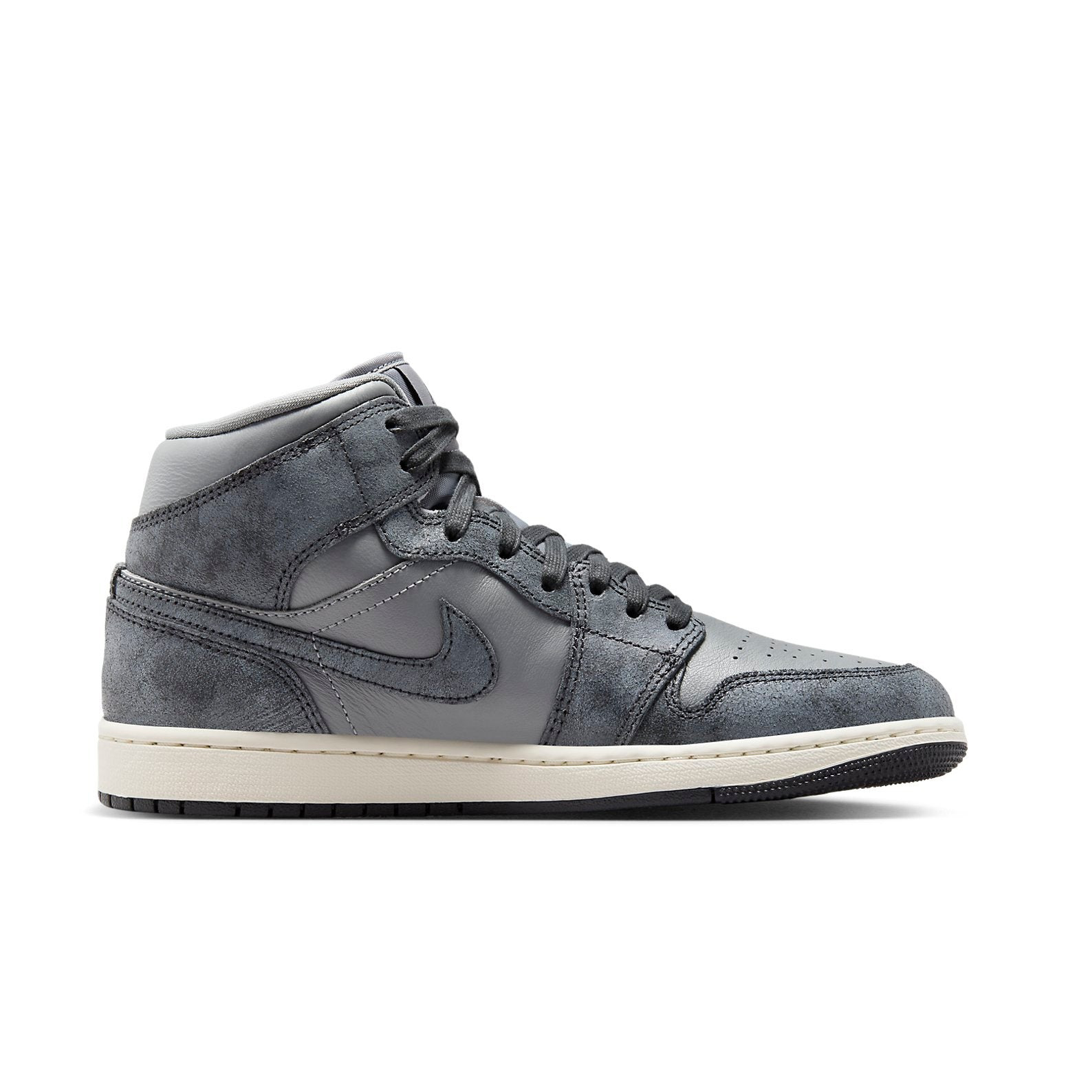 (WMNS) Air Jordan 1 Mid 'Distressed Smoke Grey' FJ3448-001 - 2