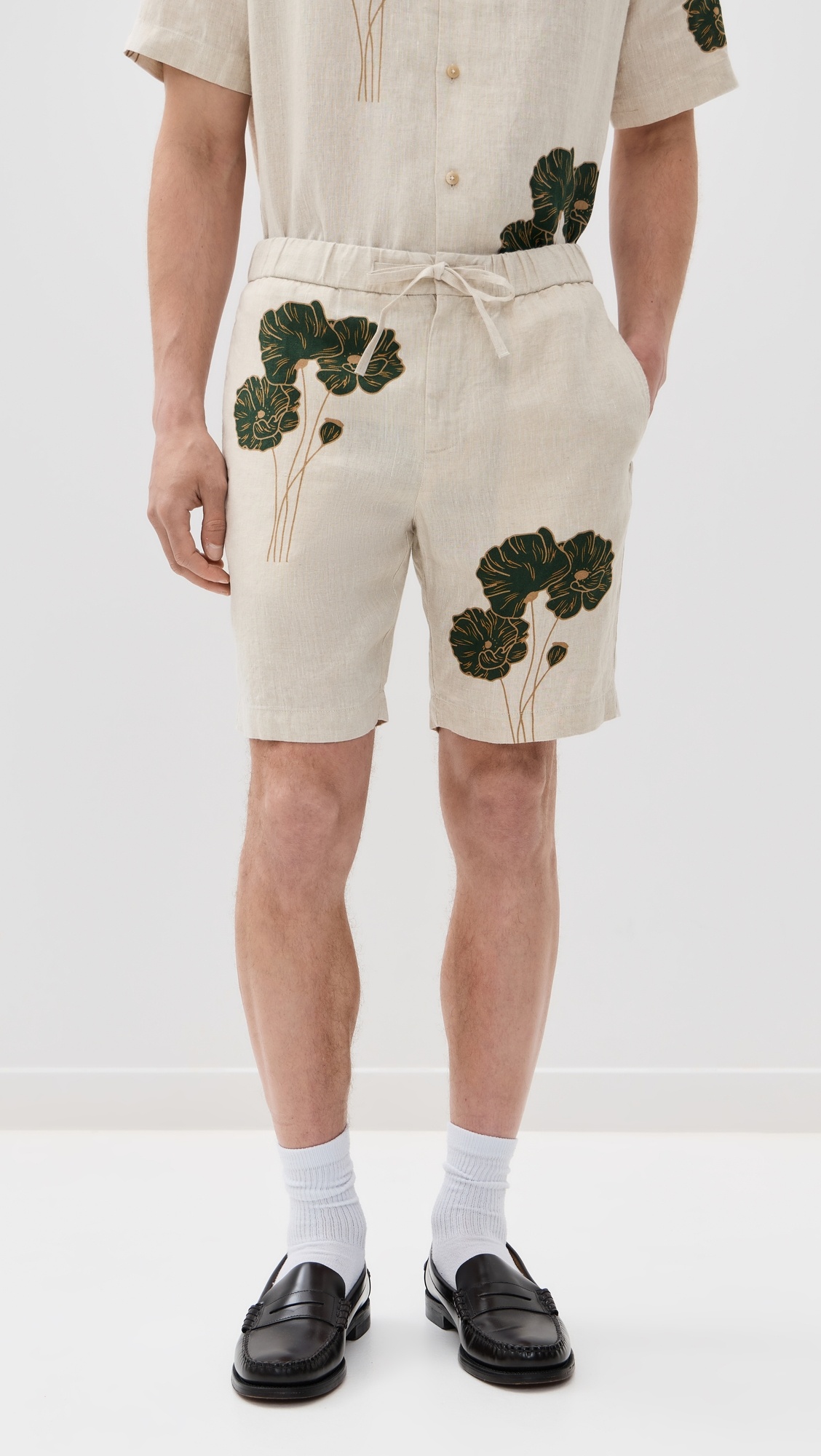 Felipe Linen Shorts - 6