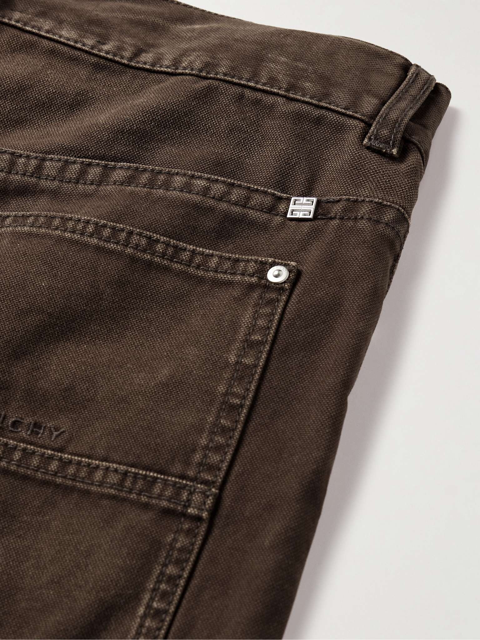 Carpenter Straight-Leg Cotton-Canvas Trousers - 4
