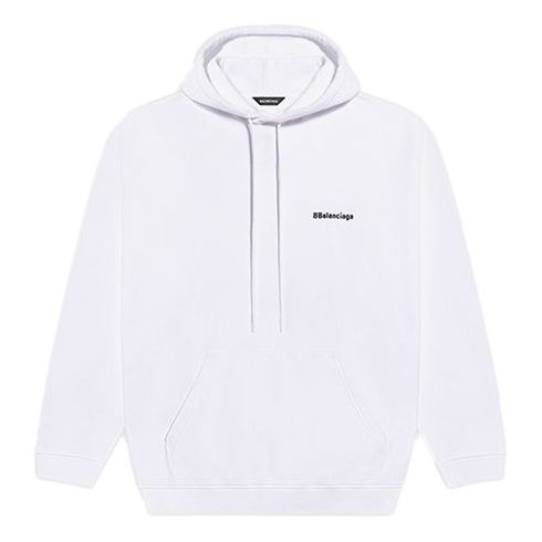 Men's Balenciaga hooded Casual Pure Cotton White 570811TJV859040 - 1