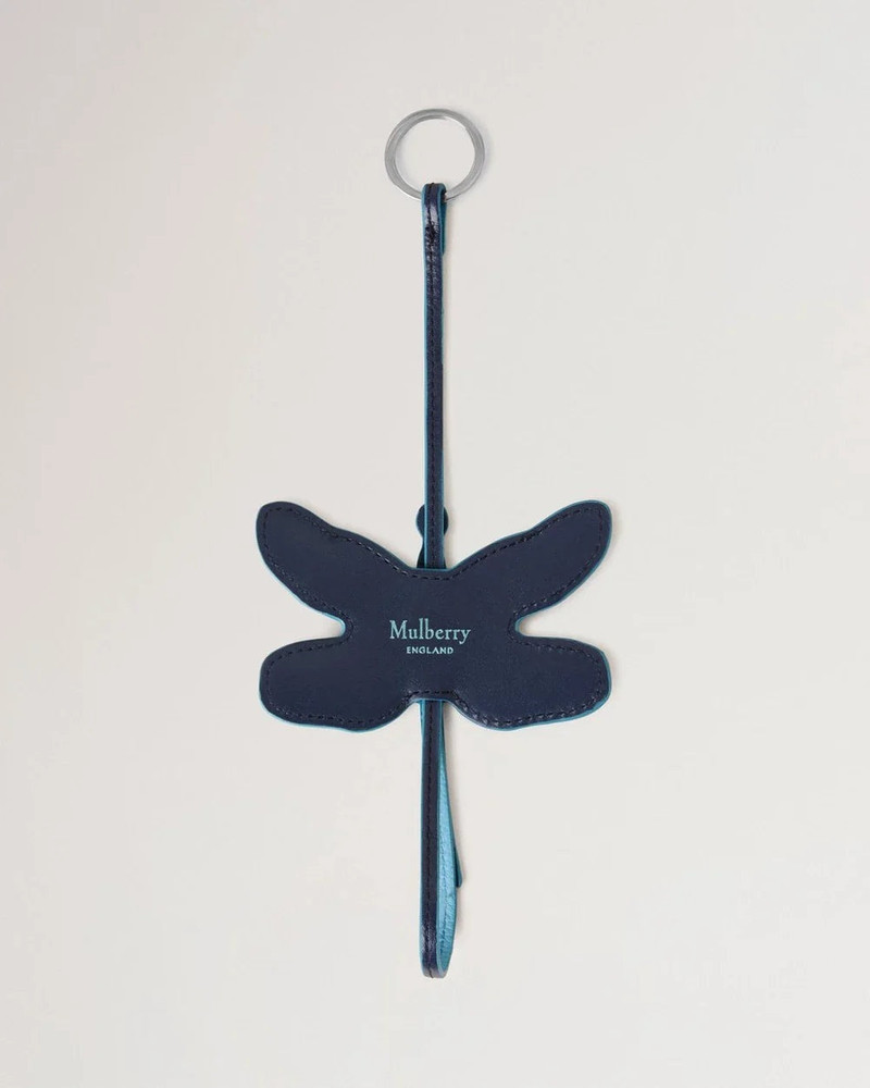 Mulberry Dragonfly Keyring Night Sky Silky Calf outlook