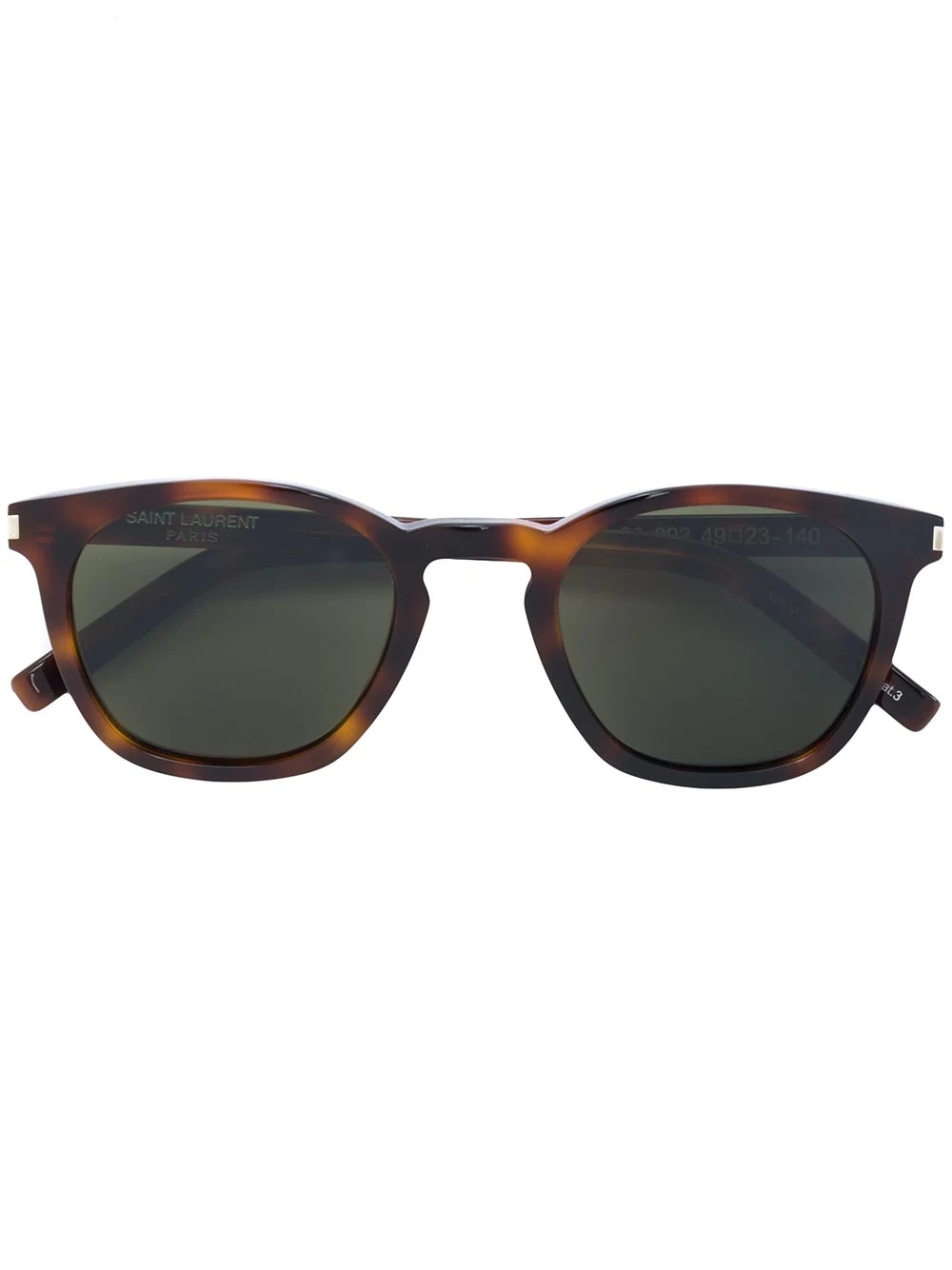 D-frame tortoiseshell sunglasses - 1