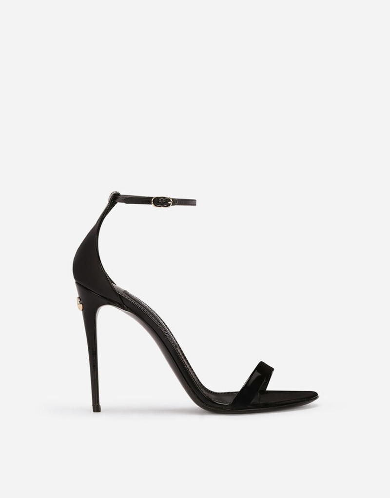 Polished calfskin sandals 1