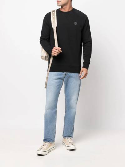 Maison Kitsuné logo crew-neck jumper outlook