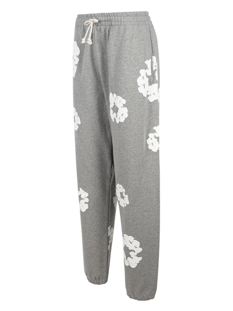 drawstring "Cotton Wreath" track pants 3