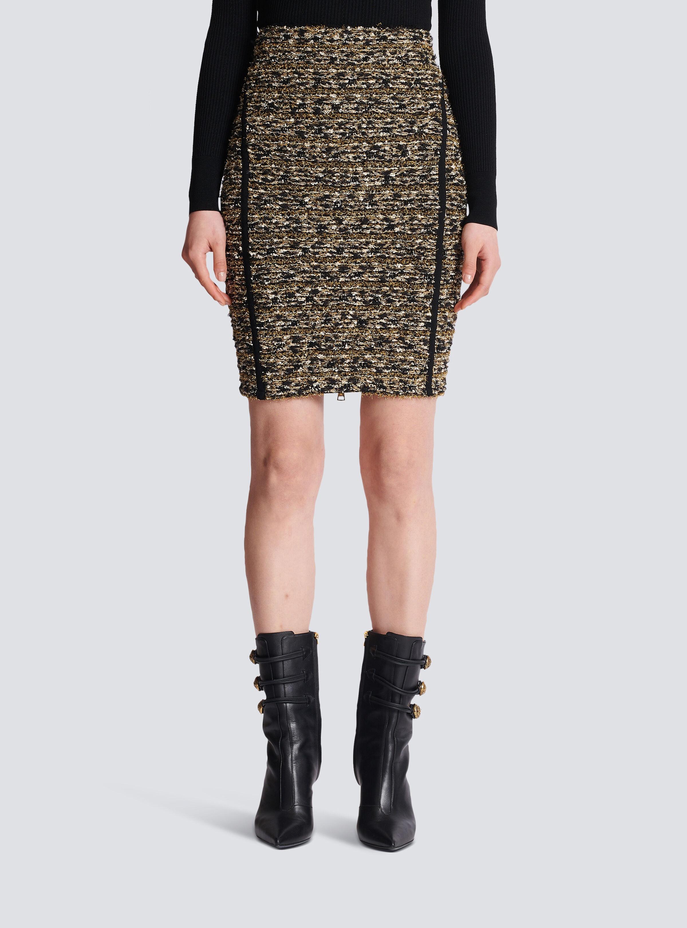 Lurex tweed skirt - 5