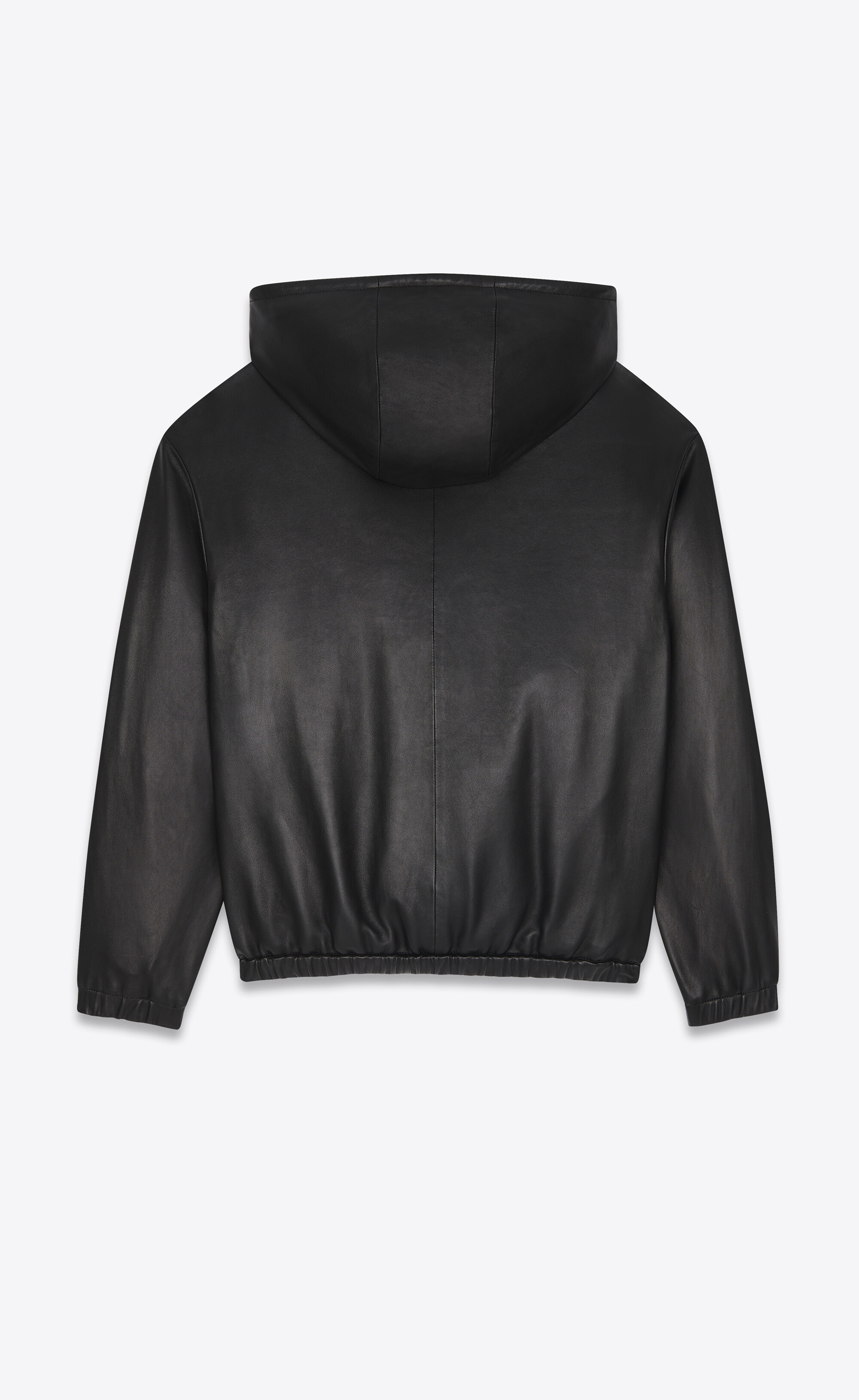 hoodie in lambskin - 2