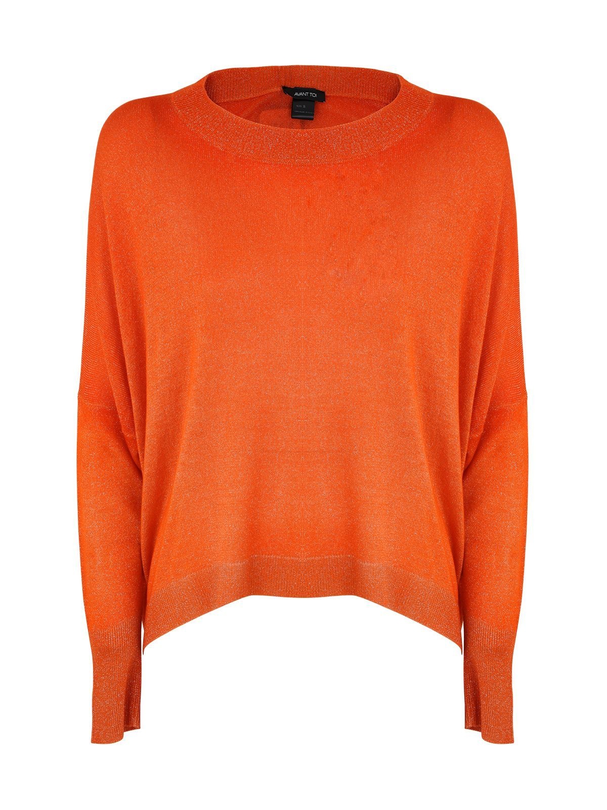 Women's Crew Neck Viscose Pullover - 1