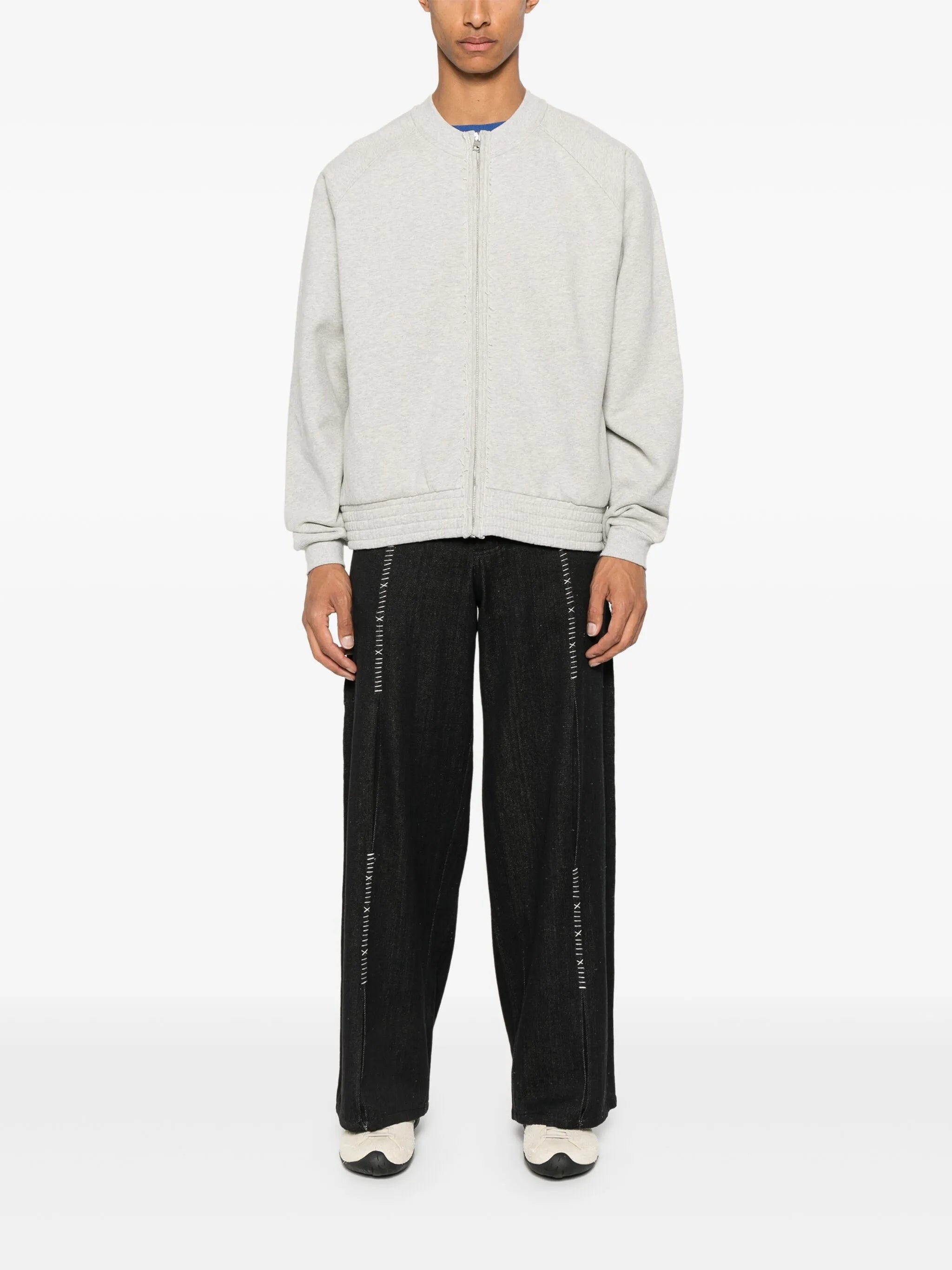 Organic-cotton Zip-up Sweatshirt - 2