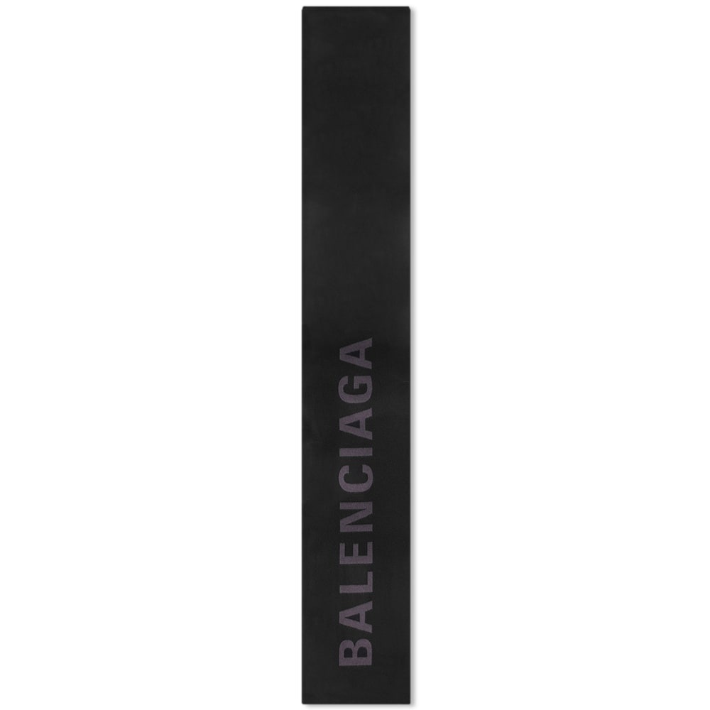 Balenciaga Macro Logo Scarf - 2