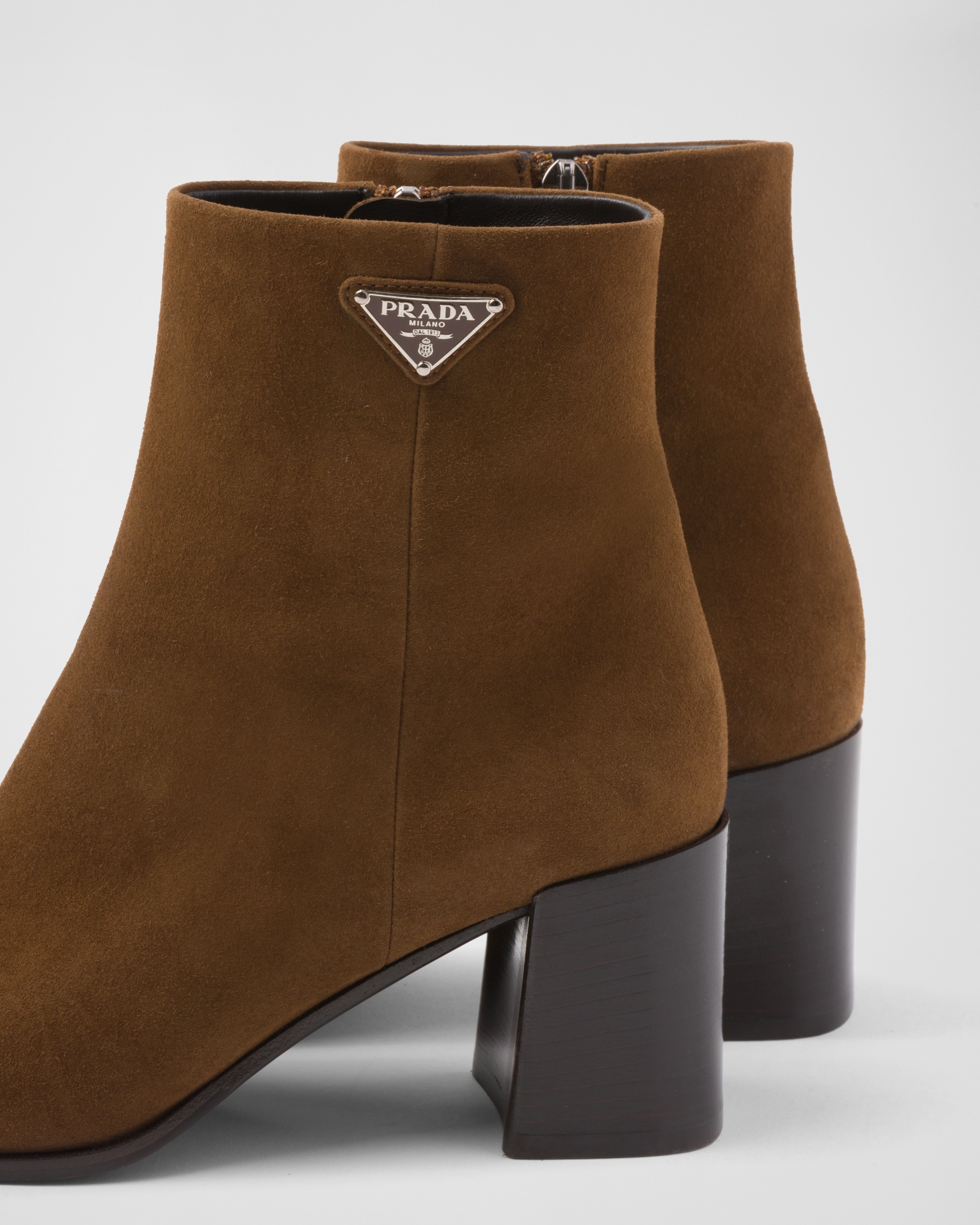 Suede booties - 6