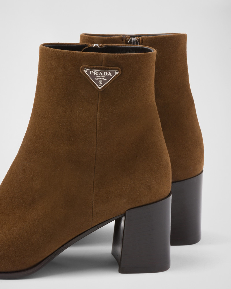 Suede booties 6