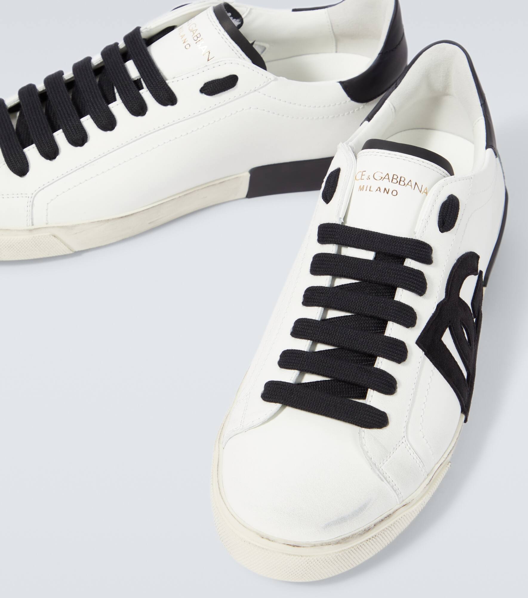 DG leather sneakers - 3