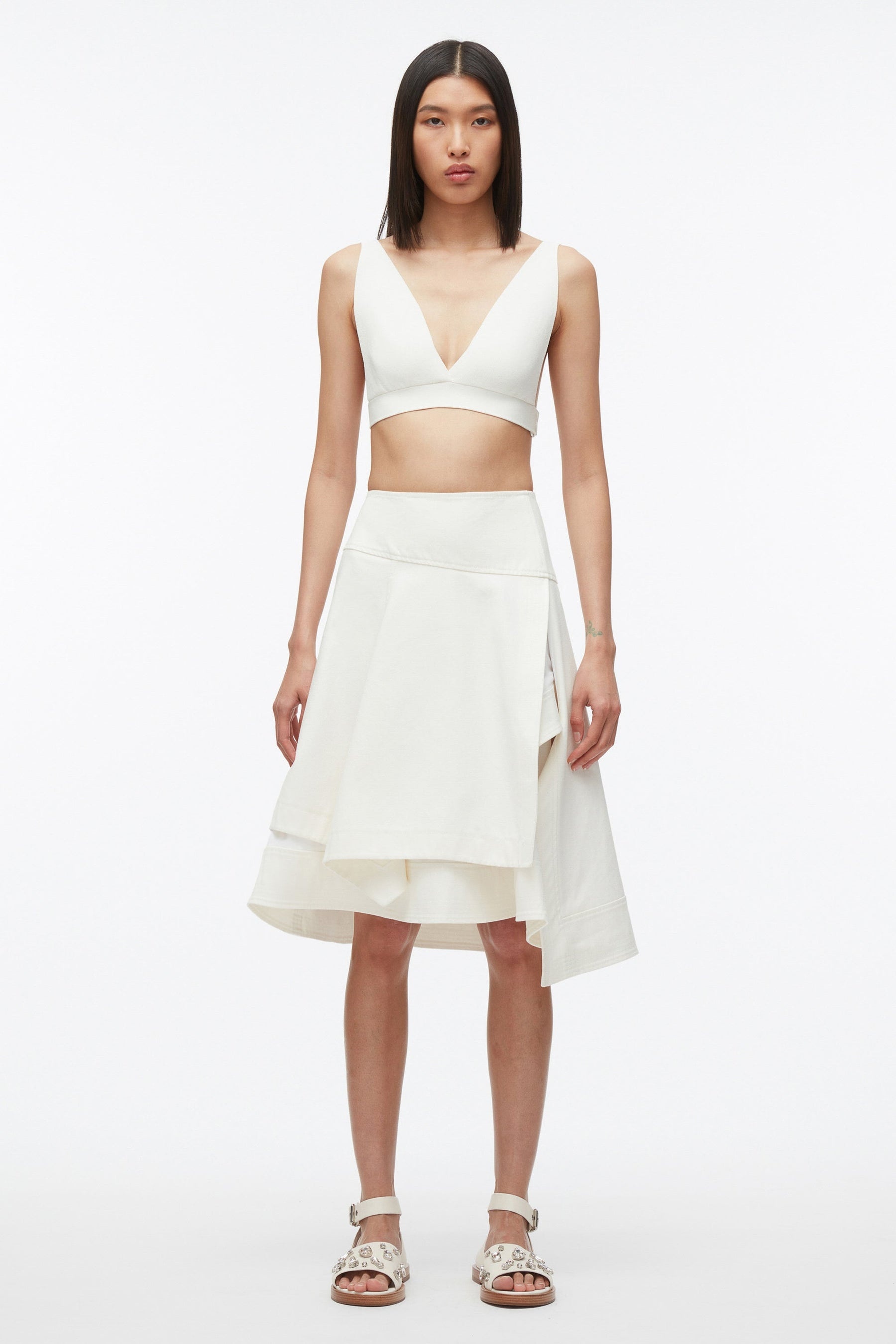 Layered Flounce Skirt - 1