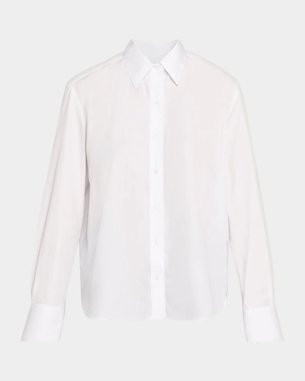Possetti Superfine Cotton Button-Front Shirt - 1