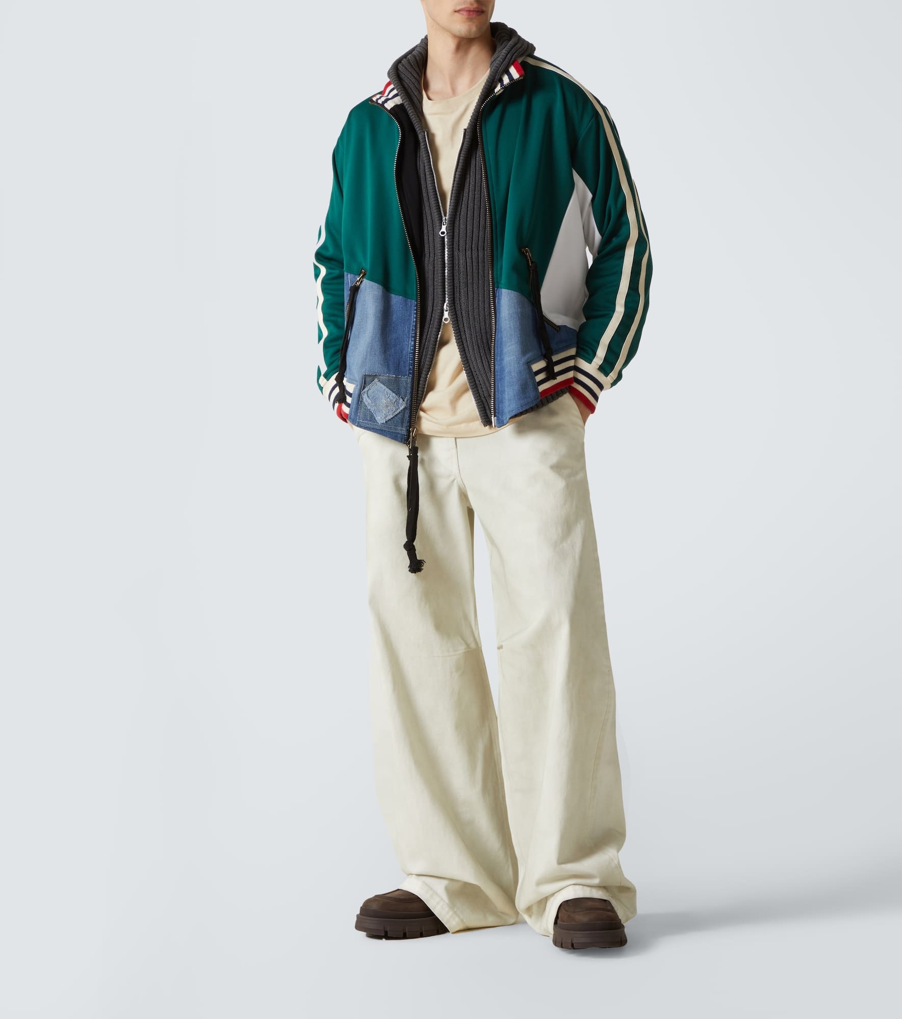 Denim track jacket - 2