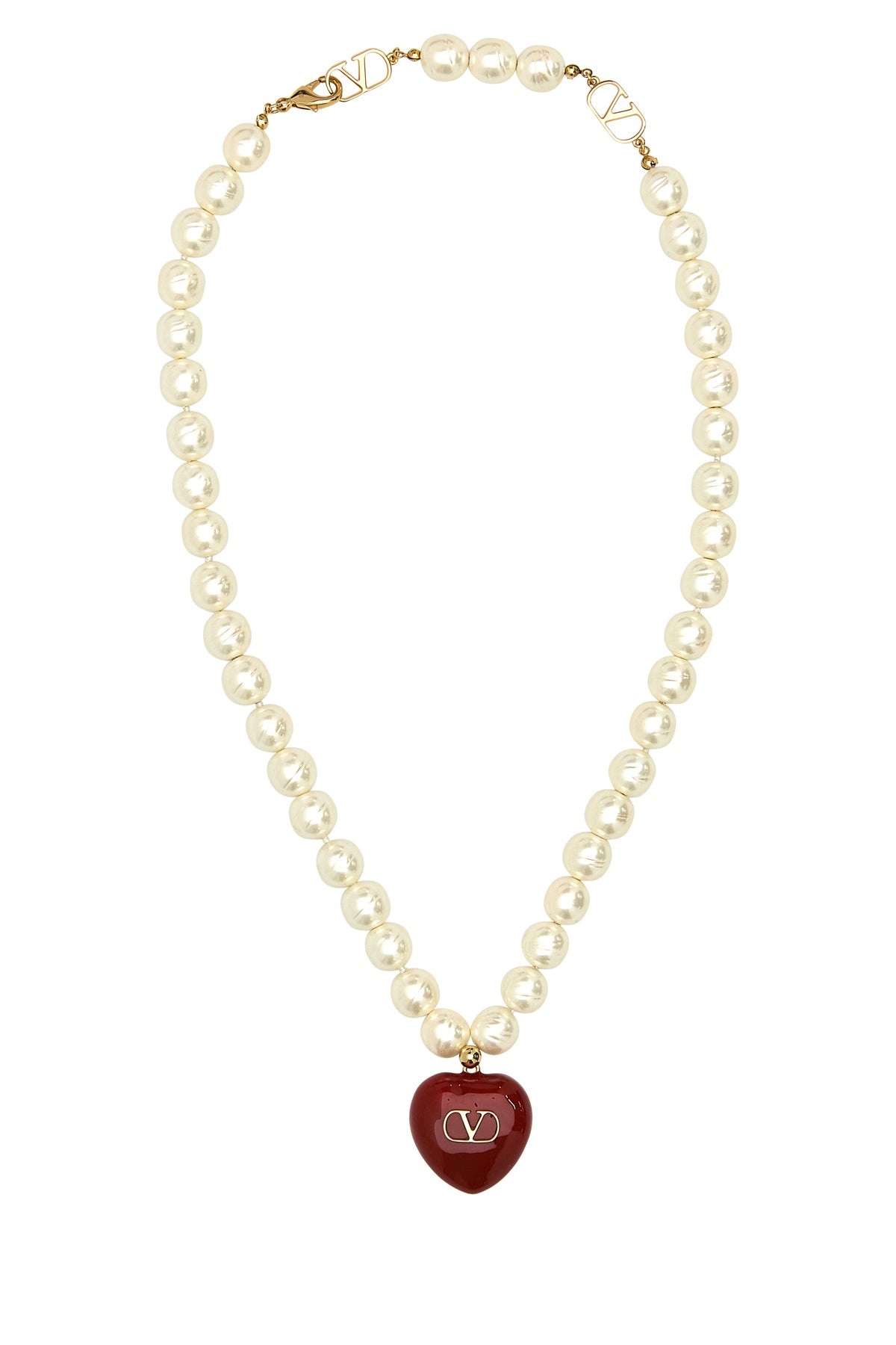 Ivory pearls Coeur Royal necklace - 1