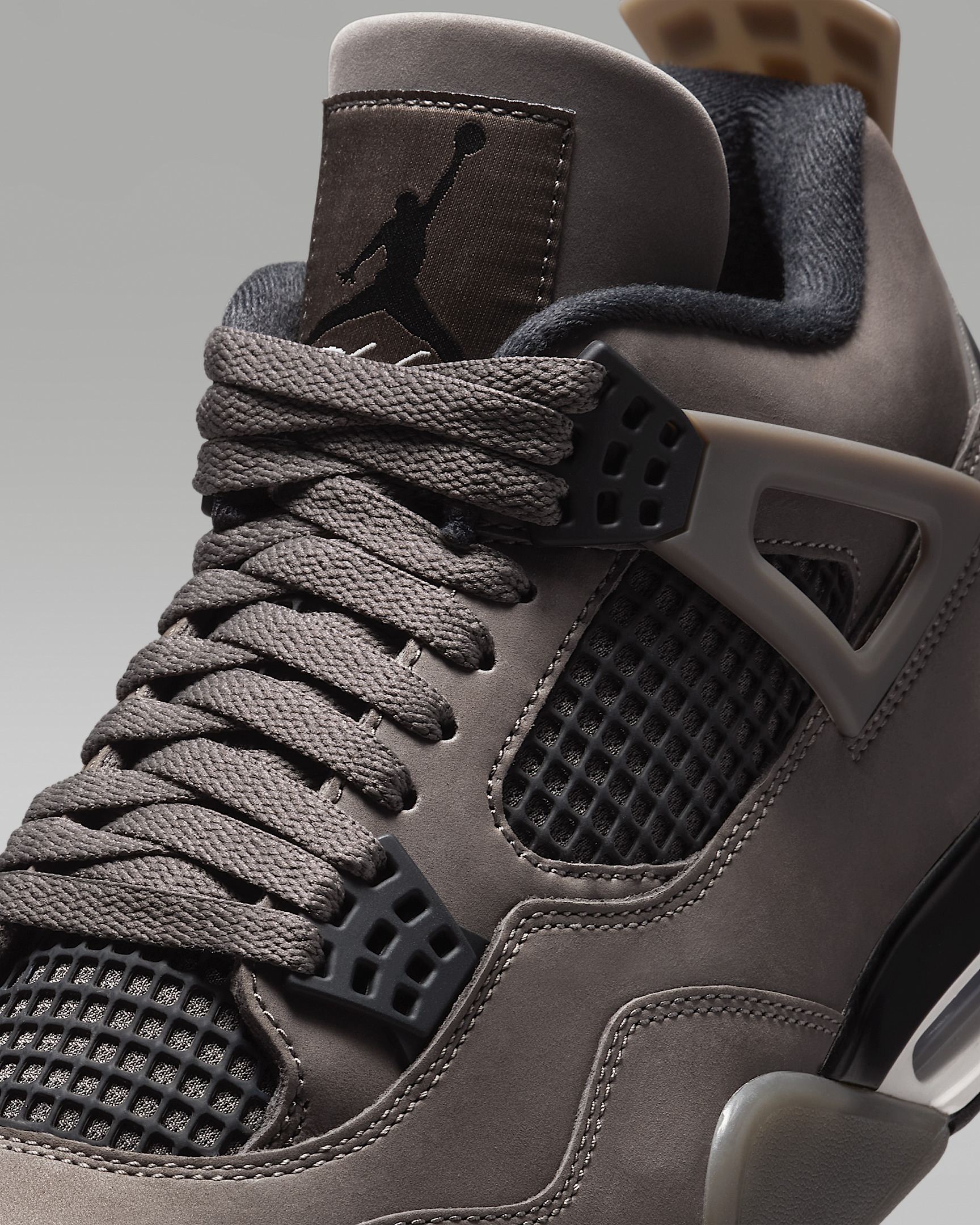 Air Jordan 4 Retro "Cave Stone and Black" Men's Shoes - 7