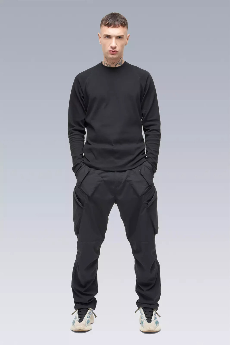 S27-PR Cotton Rib Longsleeve Shirt Black 8