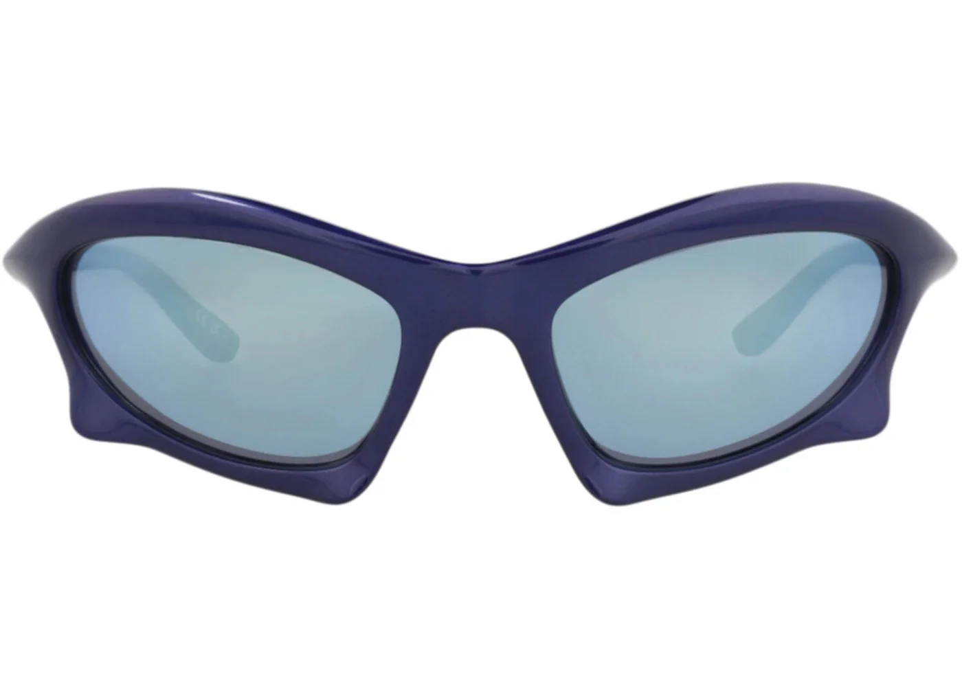 Balenciaga Shield-Frame Bio Injection Sunglasses Blue Blue Blue (BB0229S-30013404-006) - 1