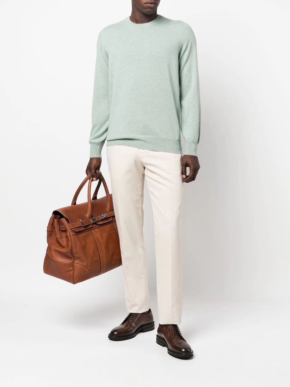 mid-rise straight chinos - 2