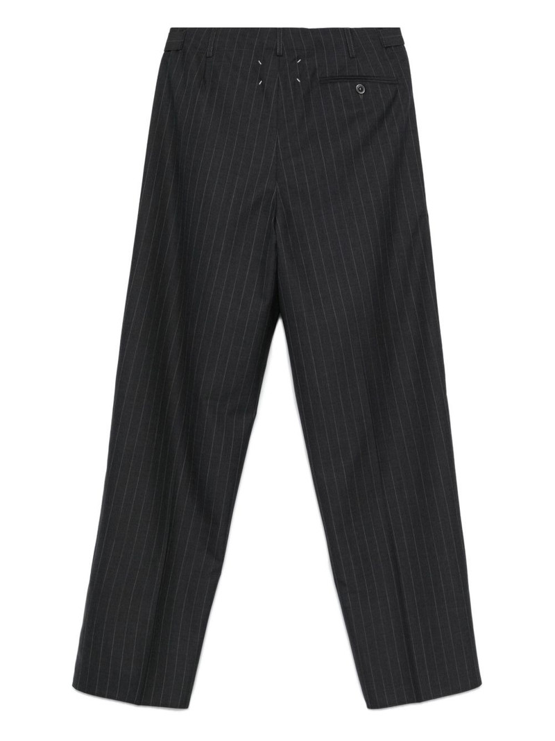 Maison Margiela pinstripe drawstring trousers outlook