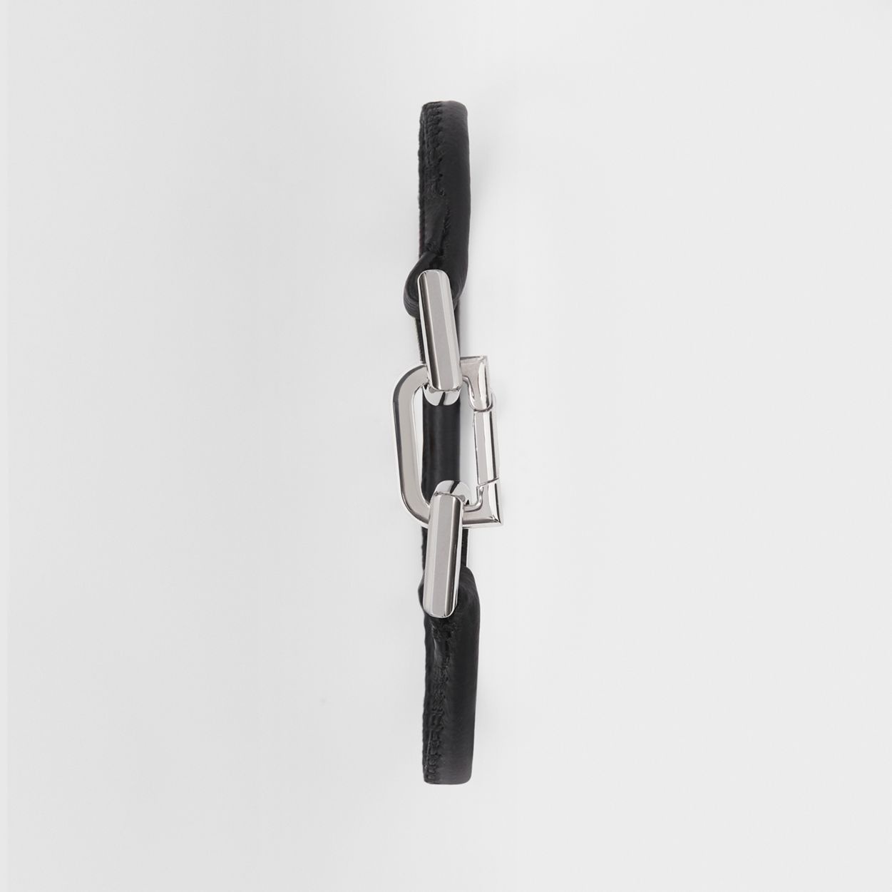 Chain-link Clasp Lambskin Bracelet - 4